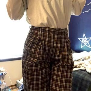 UO Plaid TROUSERS😍